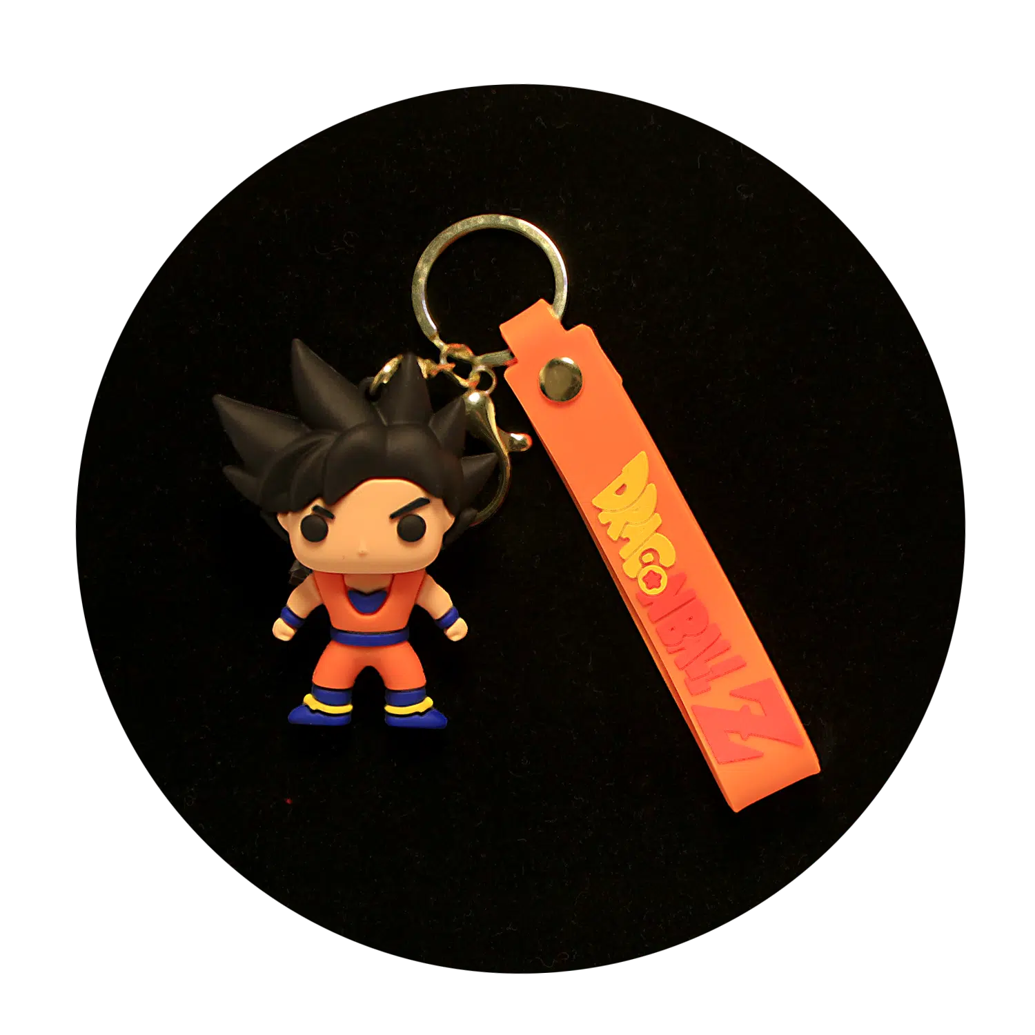 KSB-195 Anime – Dragon BallZ – Goku 01 – Keychain With Silicone Band
