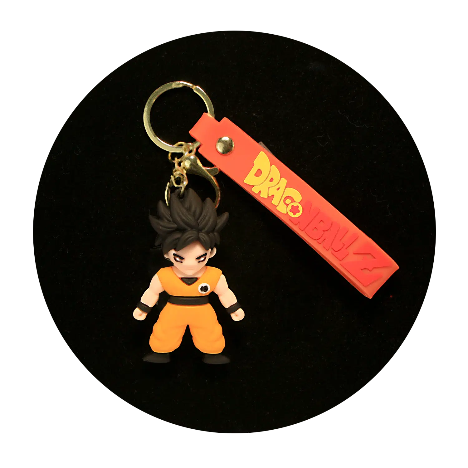 KSB-196 Anime – Dragon BallZ – Goku Black Gi – Keychain With Silicone Band