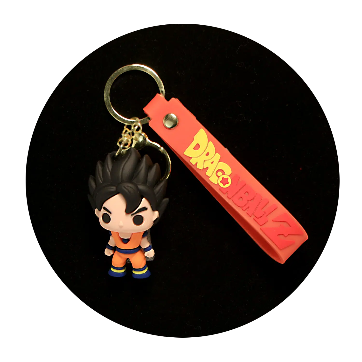KSB-197 Anime – Dragon BallZ – Goku Chibi – Keychain With Silicone Band