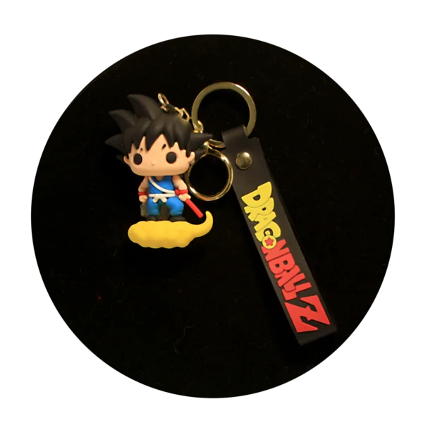 KSB-203 Anime - Dragon BallZ - Goku Kid - Keychain With Silicone Band