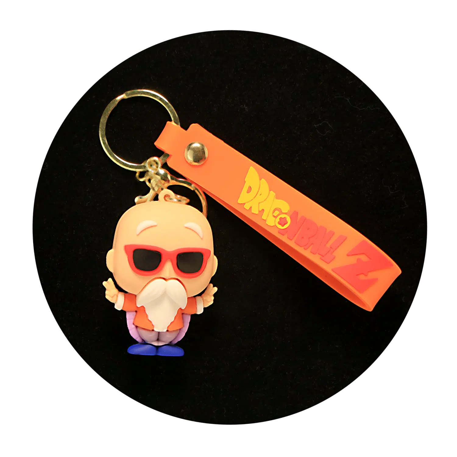 KSB-217 Anime – Dragon BallZ – Master Roshi – Keychain With Silicone Band