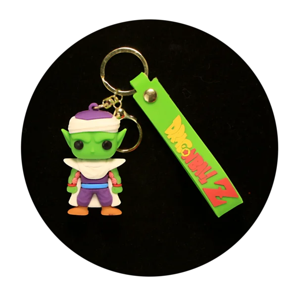 KSB-219 Anime - Dragon BallZ - Piccolo Green - Keychain With Silicone Band