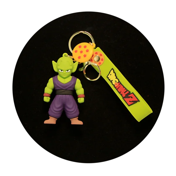 KSB-220 Anime - Dragon BallZ - Piccolo Kid- Keychain With Silicone Band