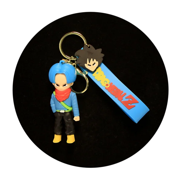 KSB-234 Anime - Dragon BallZ - Trunks Future V2 - Keychain With Silicone Band