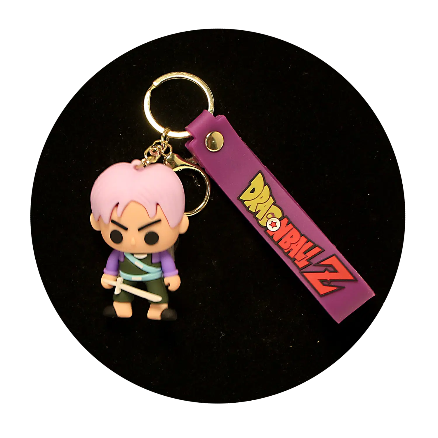 KSB-236 Anime – Dragon BallZ – Trunks Kid  V3 – Keychain With Silicone Band