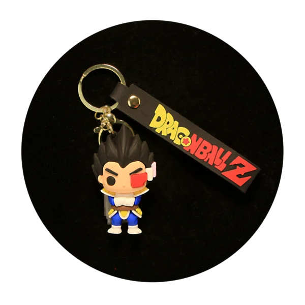 KSB-245 Anime - Dragon BallZ - Vegeta Scouter - Keychain With Silicone Band