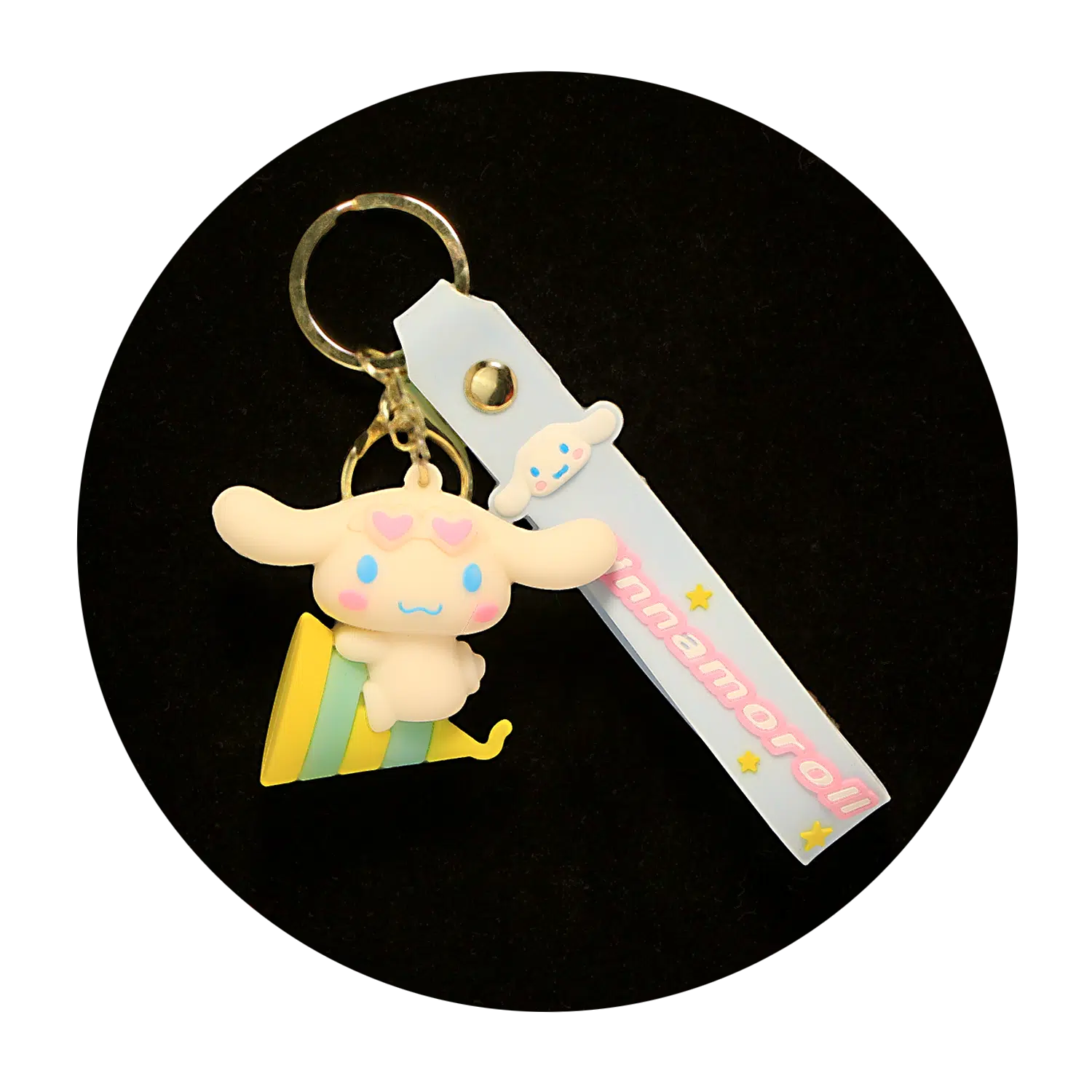 KSB-249 Cinnamoroll Keychain 02 – Keychain With Silicone Band