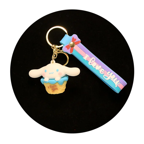 KSB-250 Cinnamoroll Keychain 03 - Keychain With Silicone Band