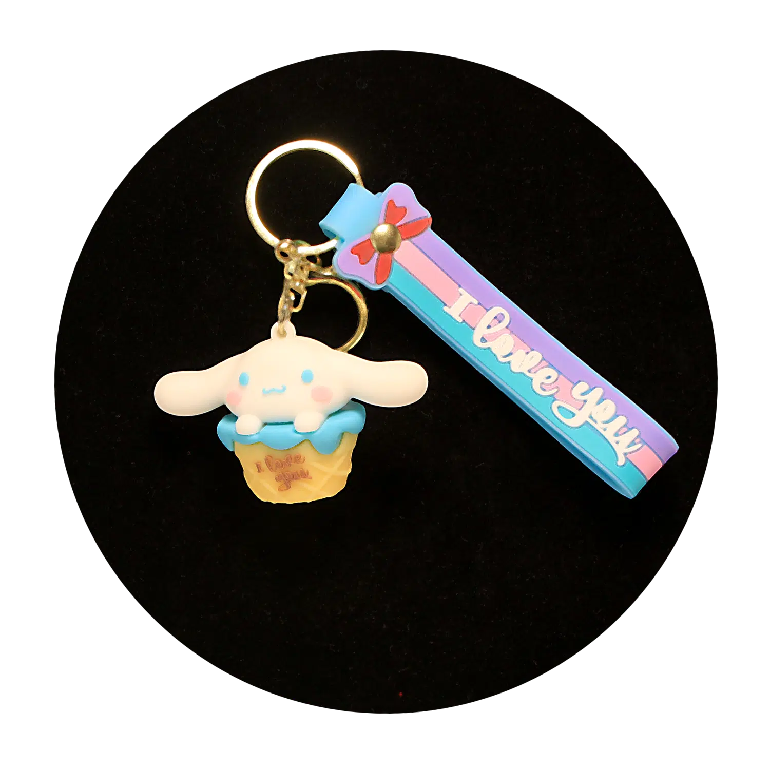 KSB-250 Cinnamoroll Keychain 03 – Keychain With Silicone Band