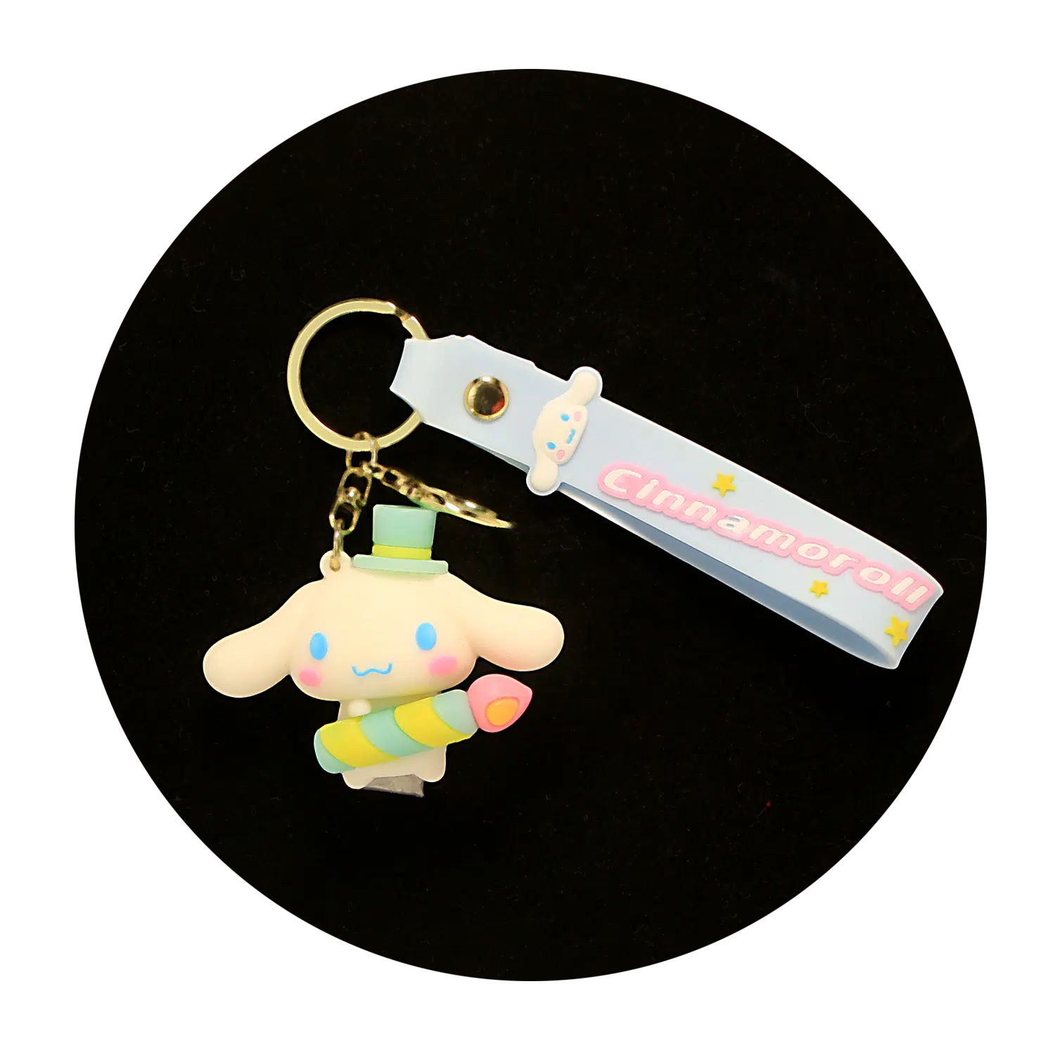 KSB-253 Cinnamoroll Keychain 06 – Keychain With Silicone Band