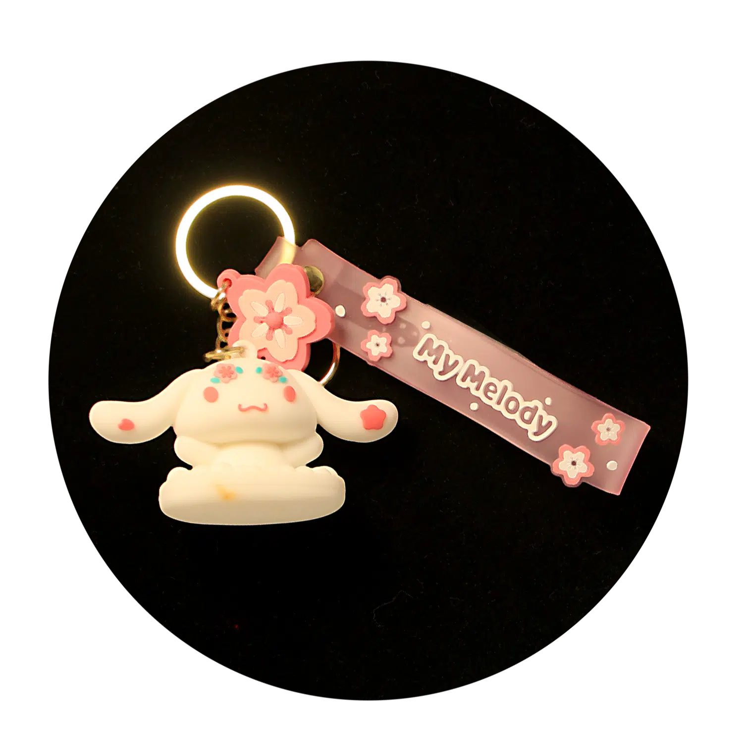 KSB-255 Cinnamoroll Keychain 08 – Keychain With Silicone Band
