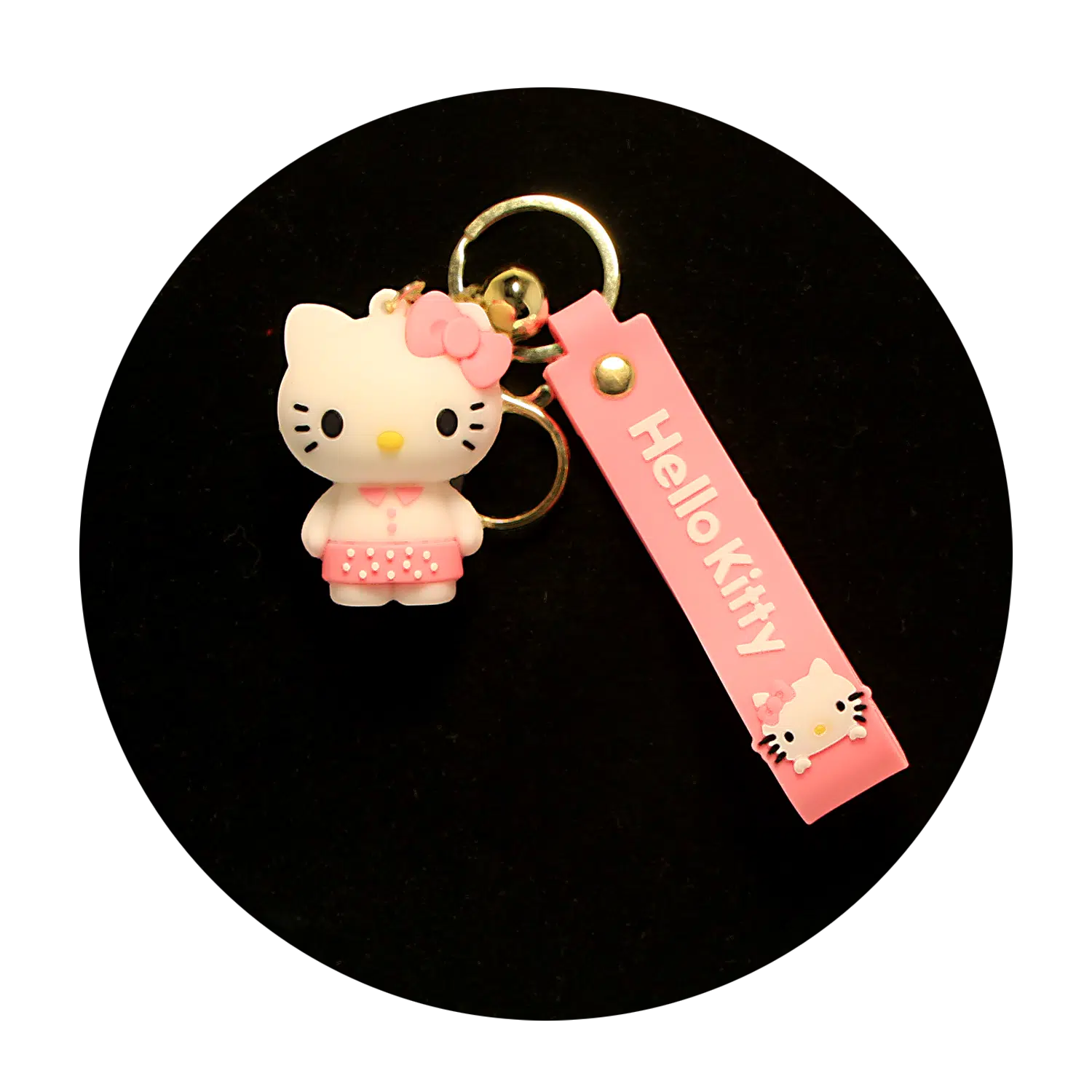 KSB-257 Hello Kitty Keychain 03 – Keychain With Silicone Band