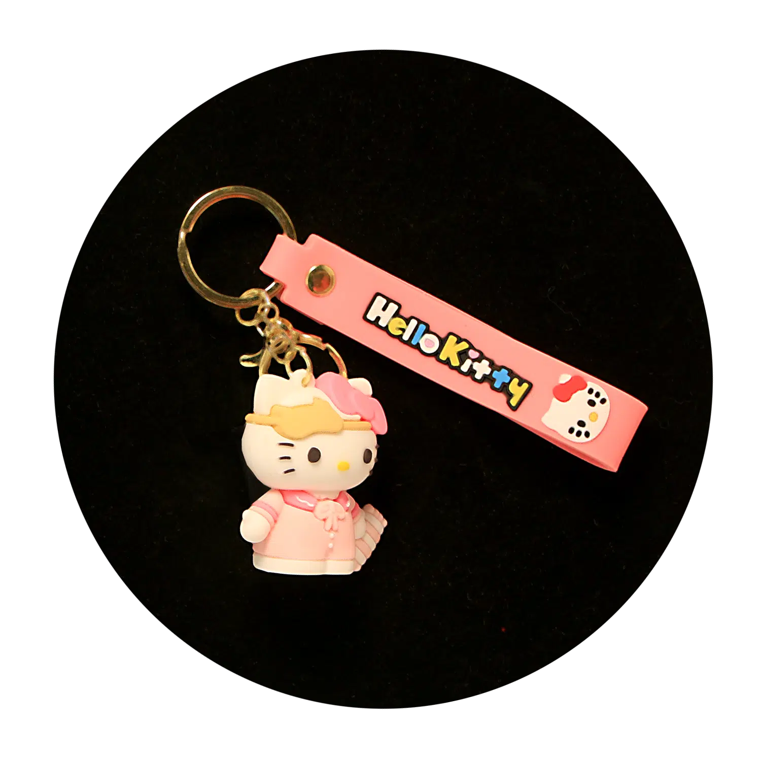 KSB-259 Hello Kitty Keychain 05 – Keychain With Silicone Band