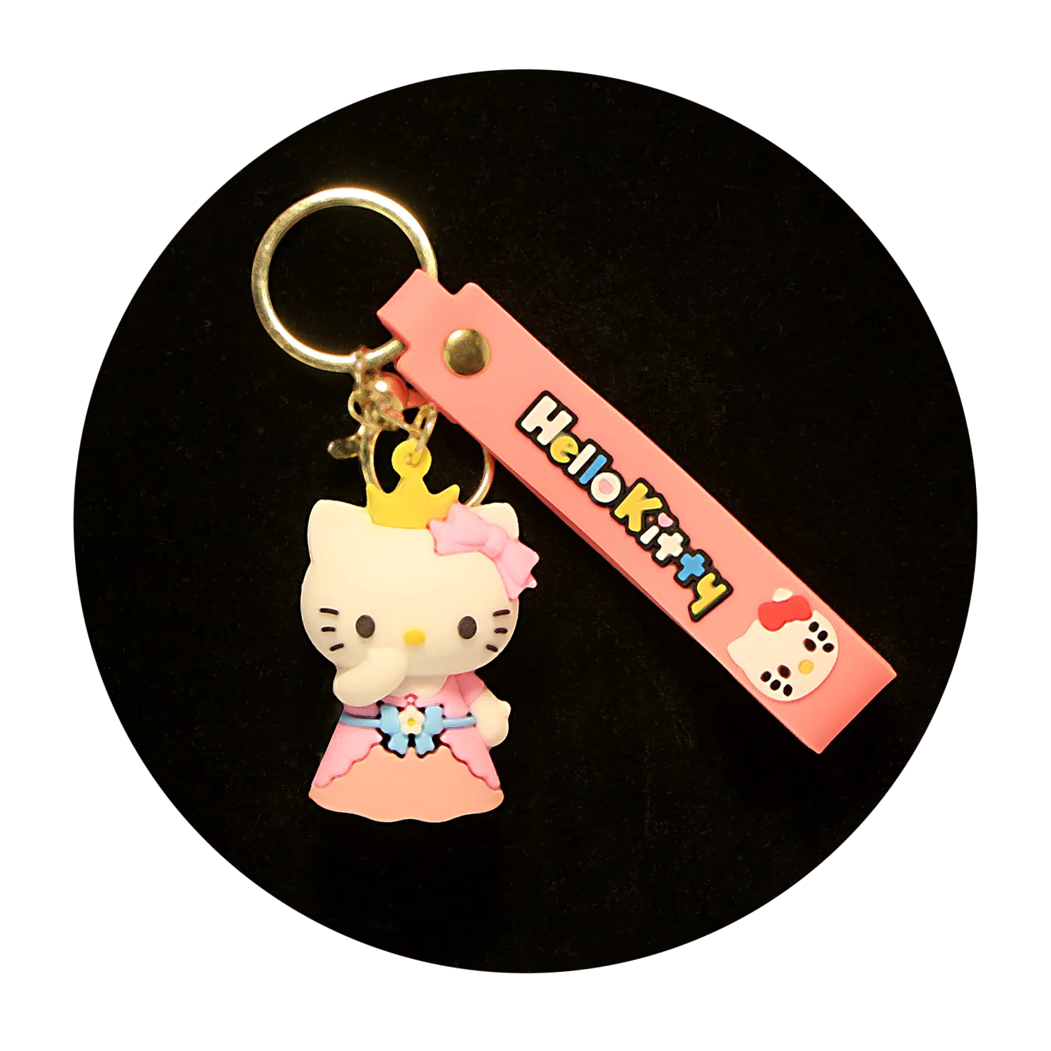 KSB-260 Hello Kitty Keychain 06 – Keychain With Silicone Band