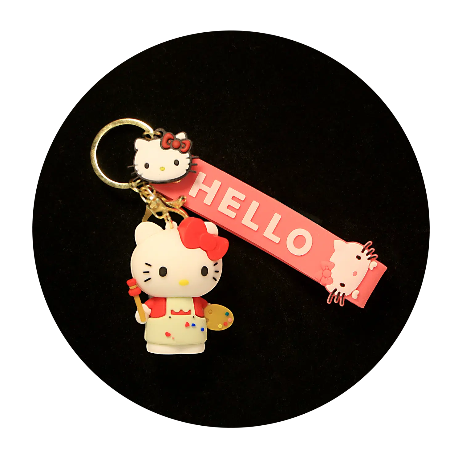 KSB-261 Hello Kitty Keychain 07 – Keychain With Silicone Band