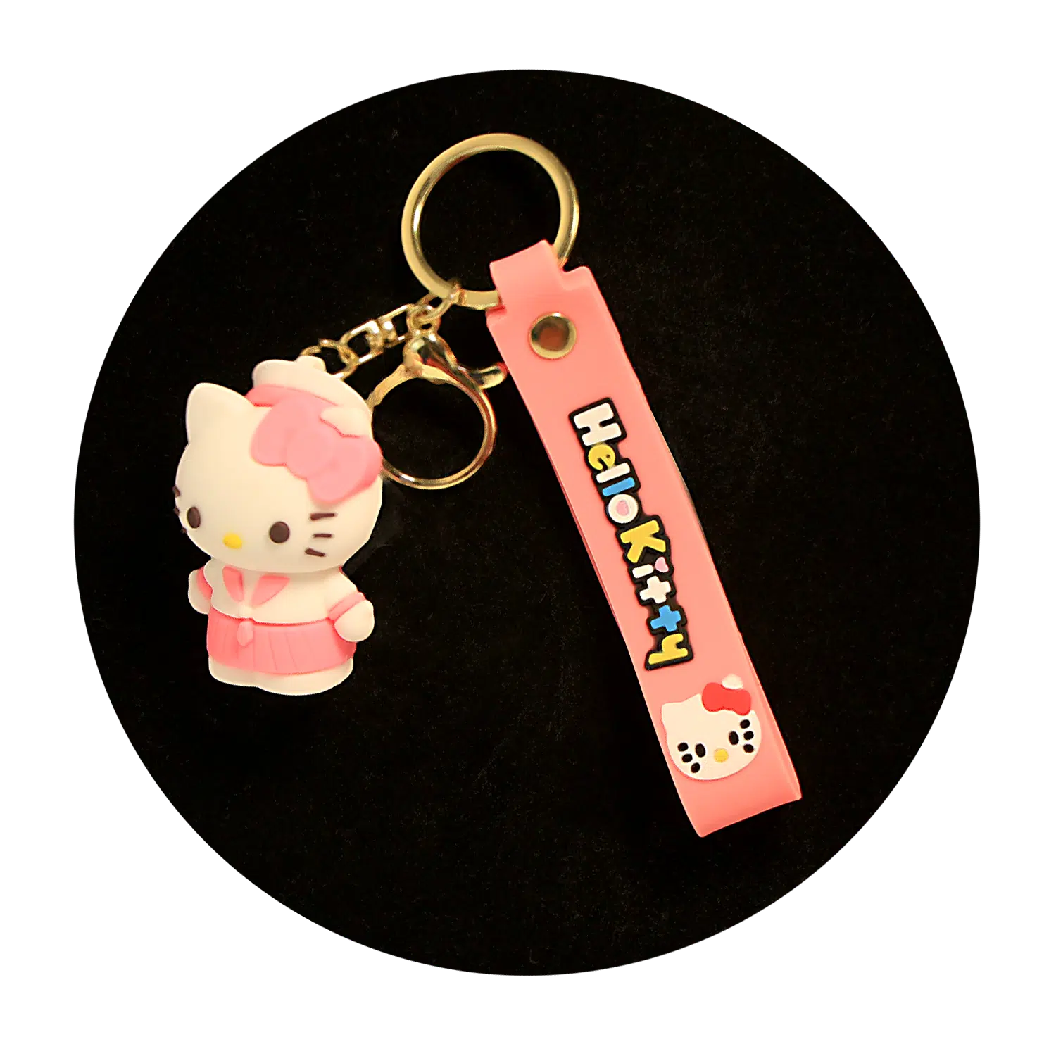 KSB-262 Hello Kitty Keychain 08 – Keychain With Silicone Band