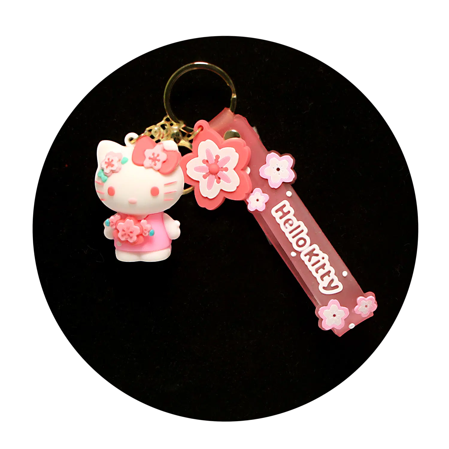 KSB-264 Hello Kitty Keychain 10 – Keychain With Silicone Band