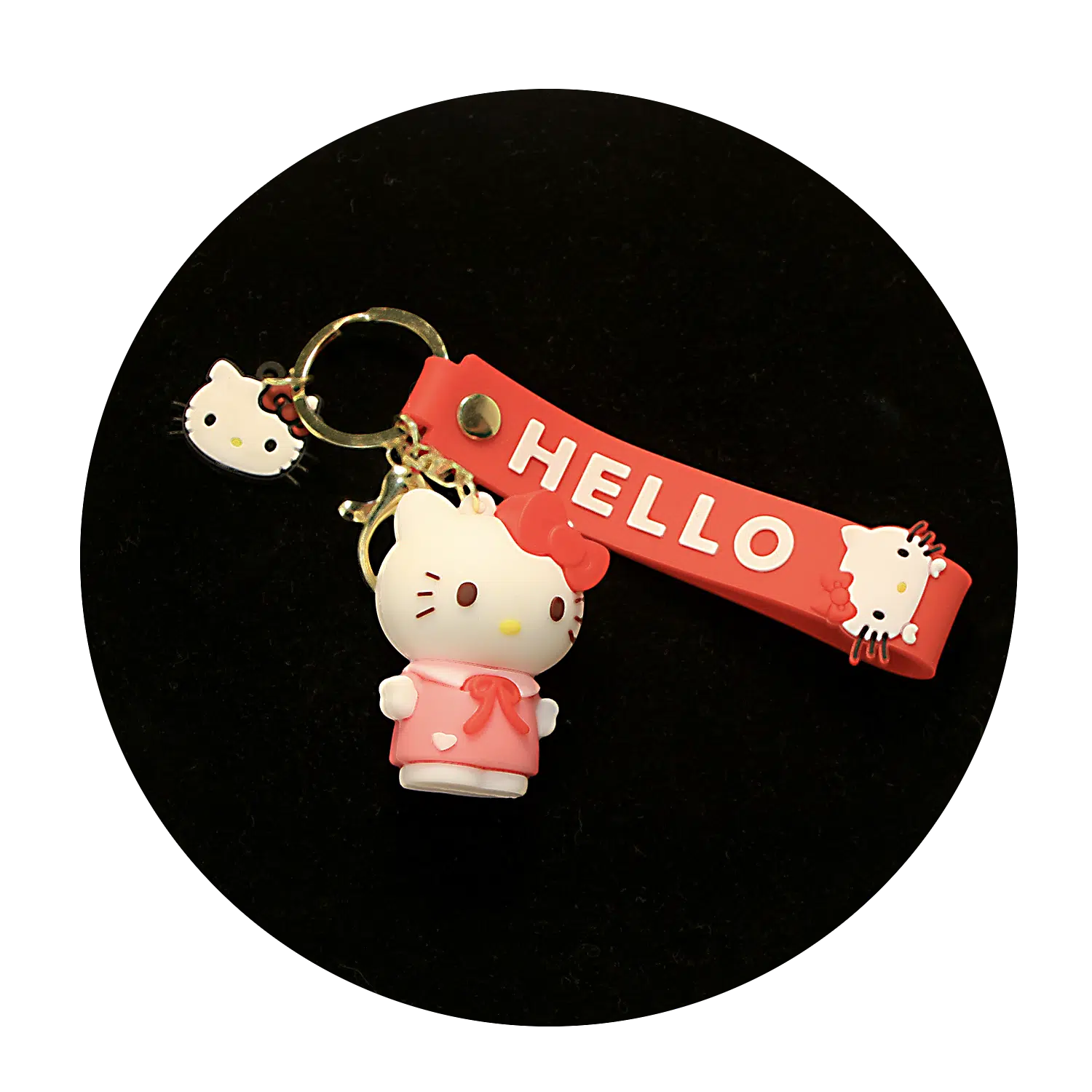 KSB-266 Hello Kitty Keychain 12 – Keychain With Silicone Band
