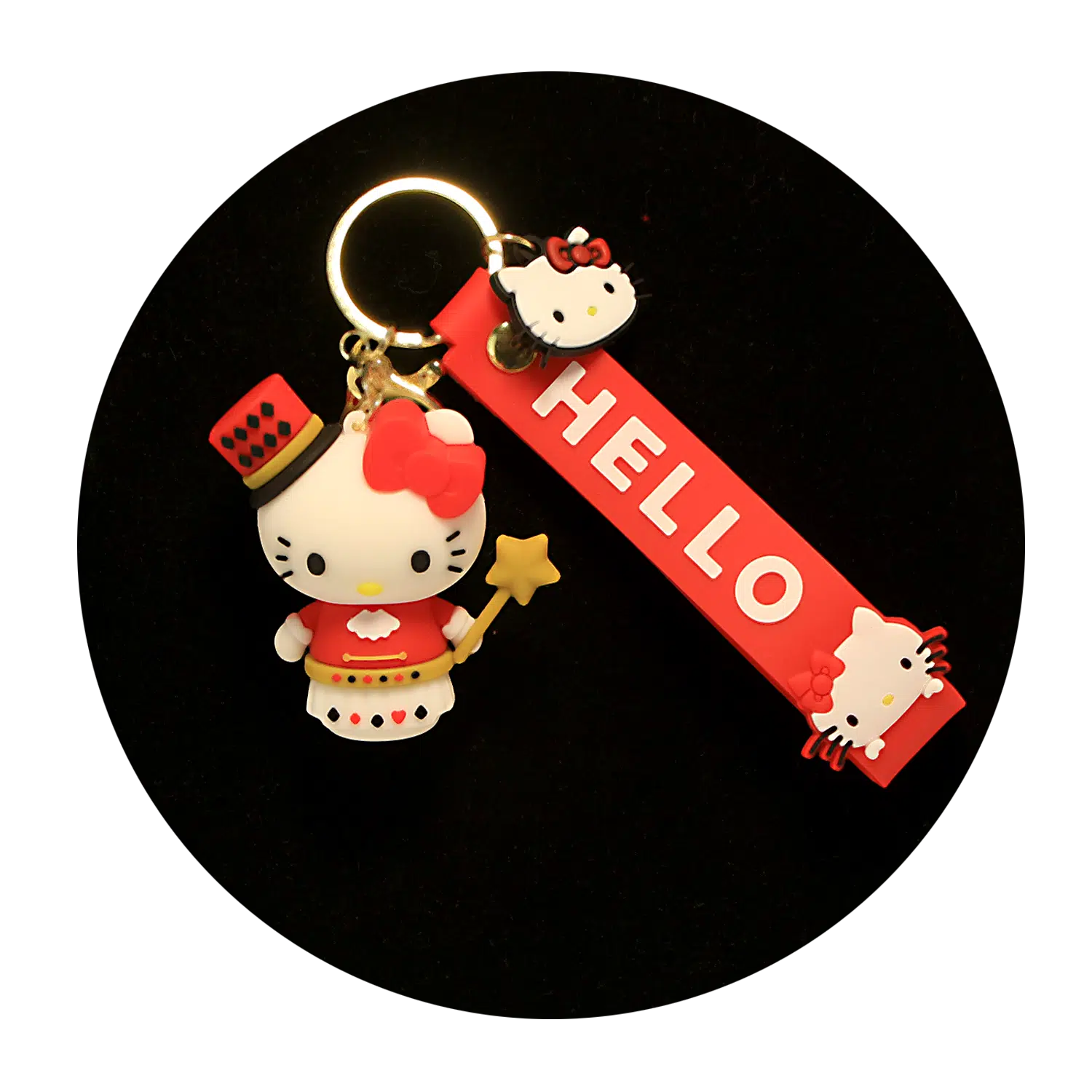 KSB-268 Hello Kitty Keychain 14 – Keychain With Silicone Band