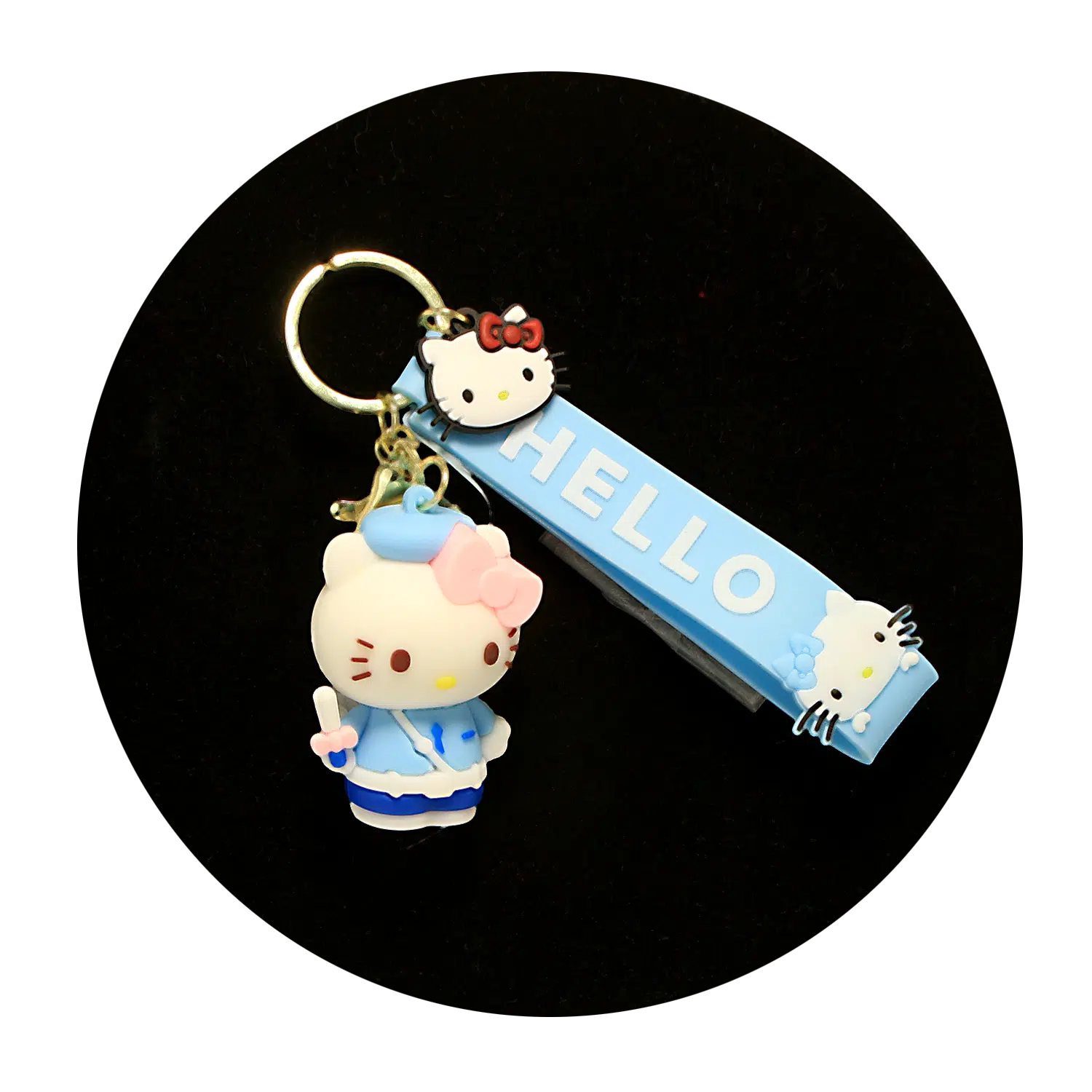KSB-271 Hello Kitty Keychain 17 – Keychain With Silicone Band