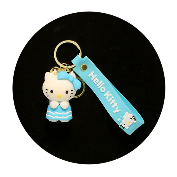 KSB-272 Hello Kitty Keychain 18 - Keychain With Silicone Band