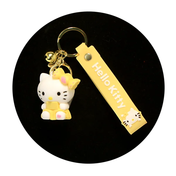 KSB-278 Hello Kitty Keychain 24 - Keychain With Silicone Band