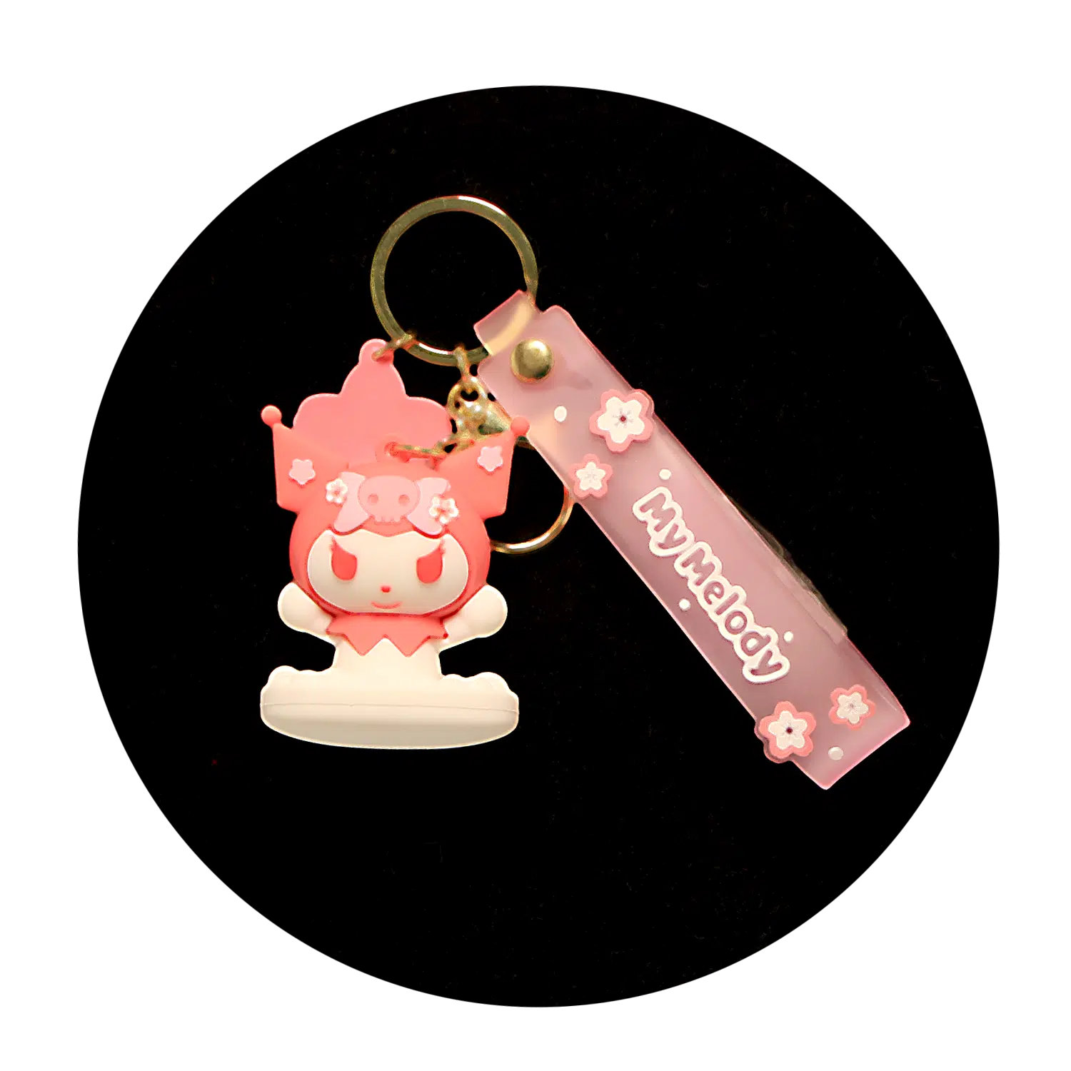 KSB-287 Kuromi Keychain 03 – Keychain With Silicone Band