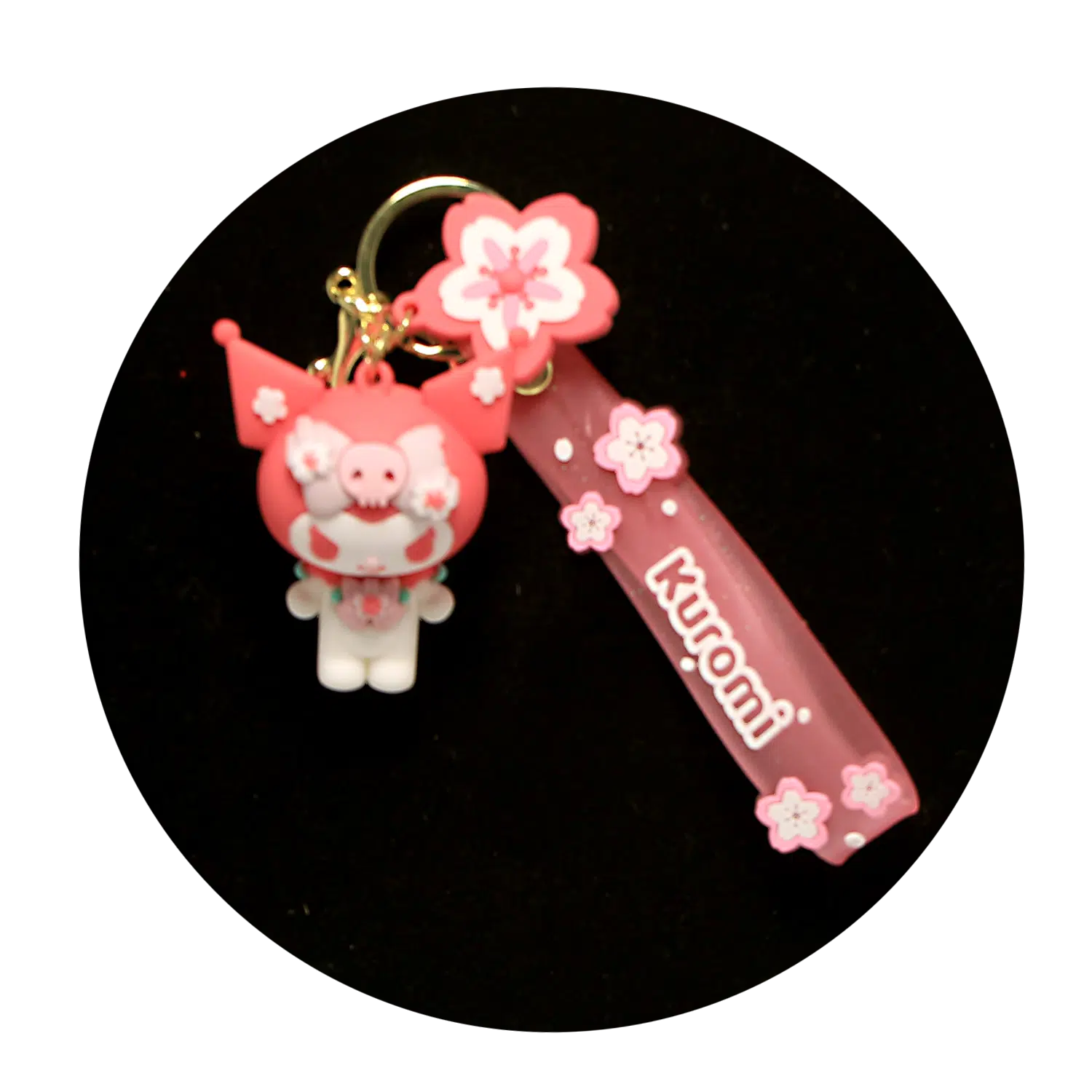 KSB-292 Kuromi Keychain 08 – Keychain With Silicone Band