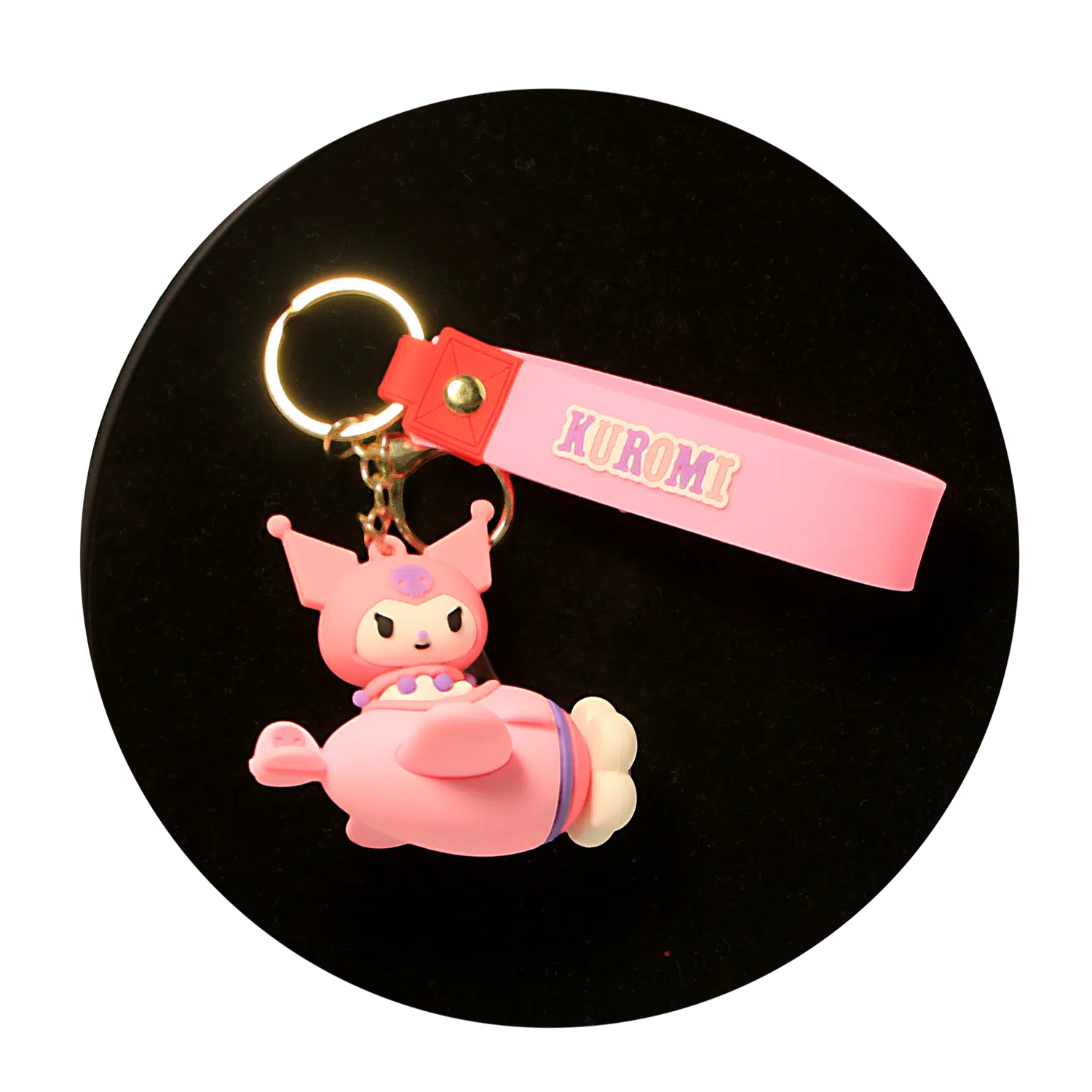 KSB-293 Kuromi Keychain 09 – Keychain With Silicone Band