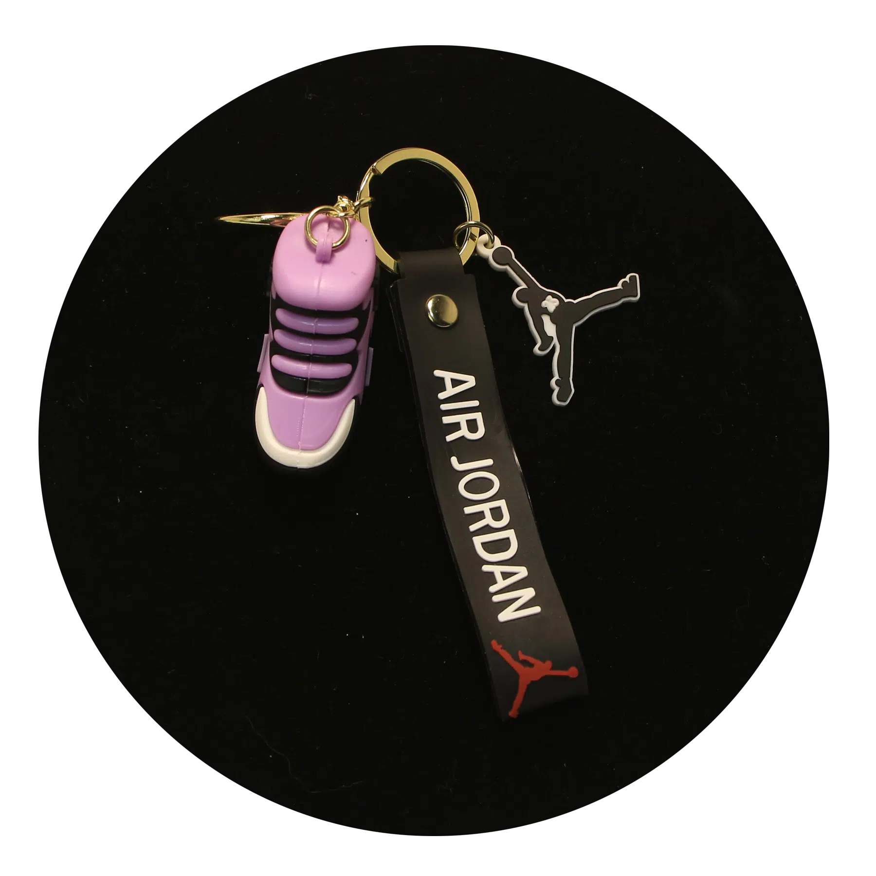 KSB-537 Air Jordan Shoe Keychain (Purple)