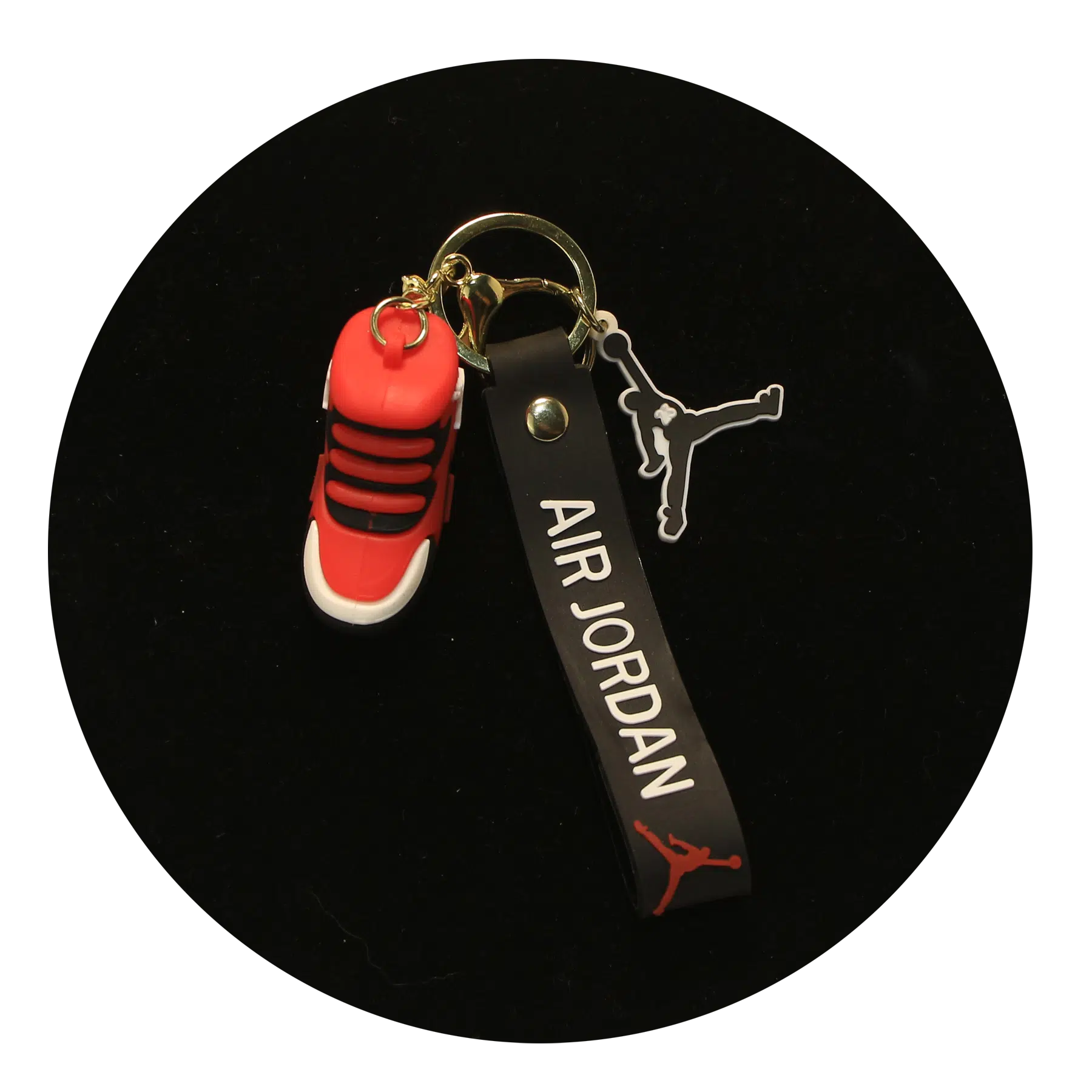 KSB-538 Air Jordan Shoe Keychain (Red)