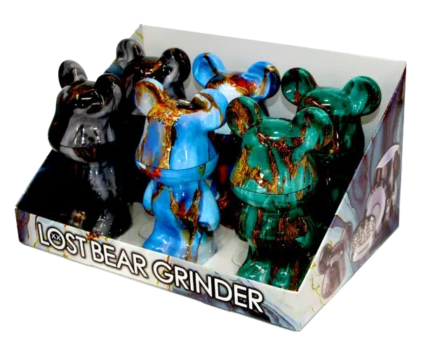 LBG-ABSM-003 Get Lost Bear Grinder – Abstract Marble Series (6 Count) - Image 3