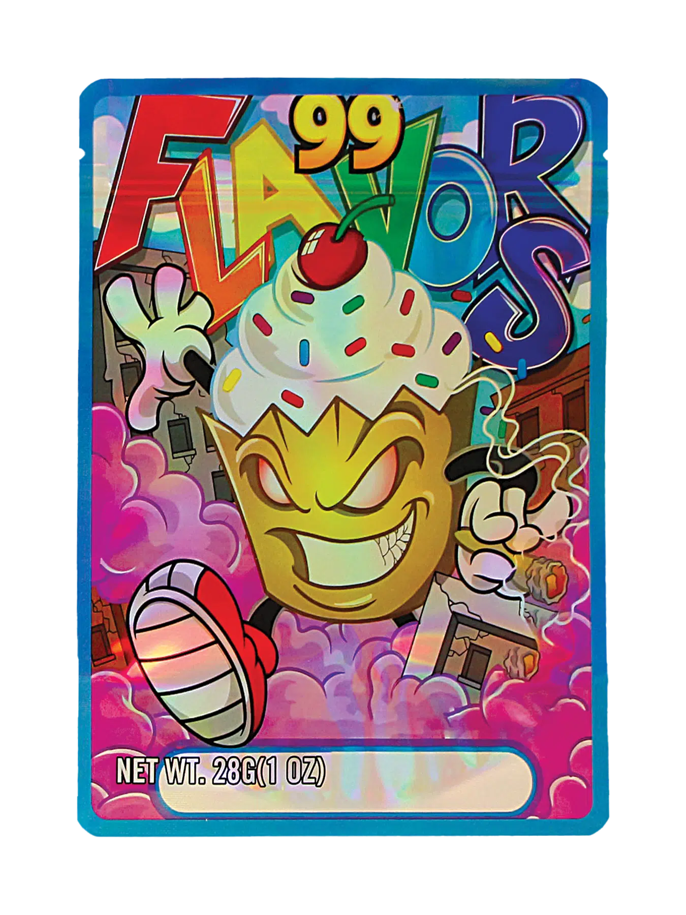 28 Gram Mylar Bag – Premium Smell-Proof Flower Packaging – 99 Flavors (50 Count) MB-28-002