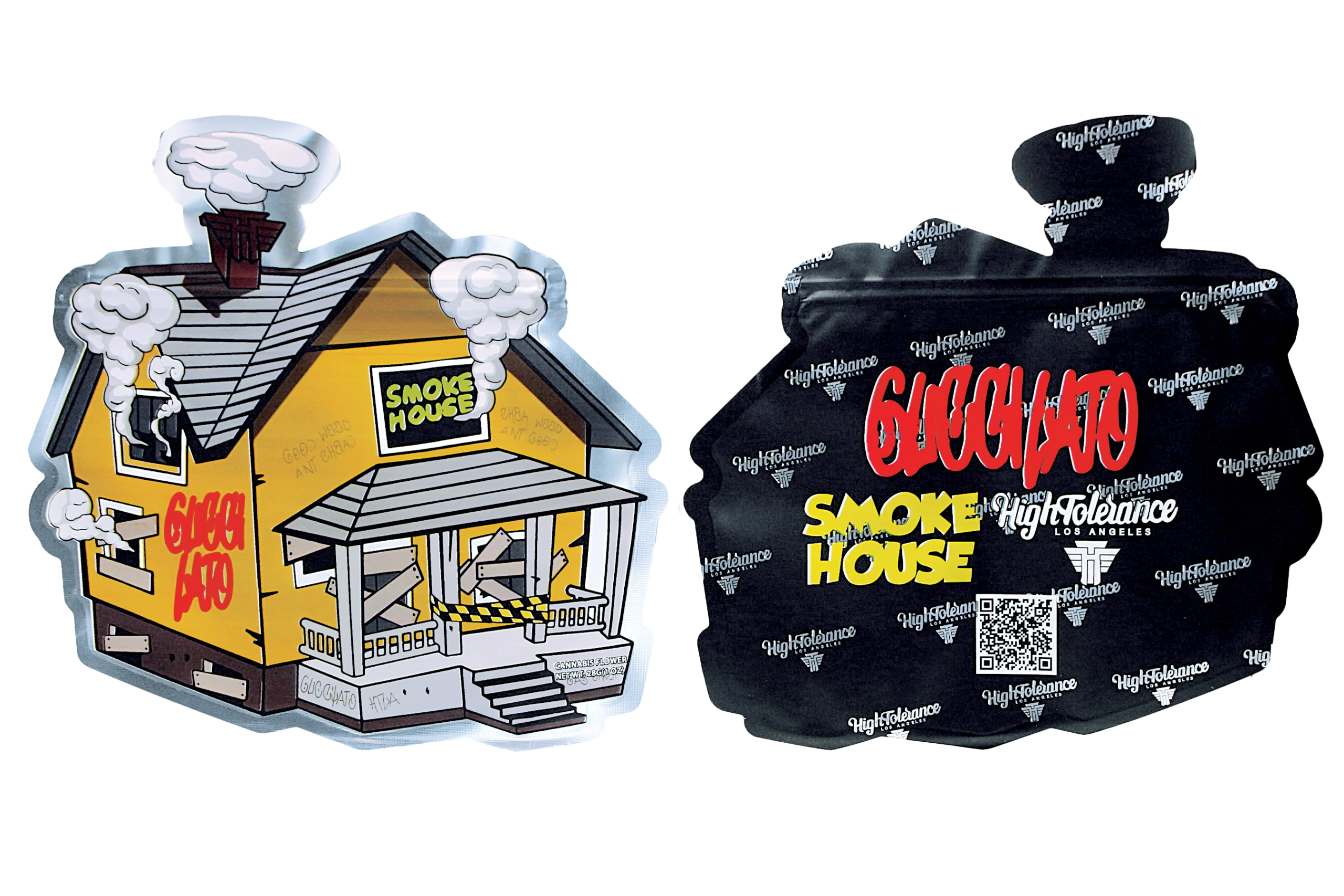 28 Gram Mylar Bag – Premium Smell-Proof Flower Packaging - Guccilato Smoke House (50 Count) MB-28-017 - Image 2