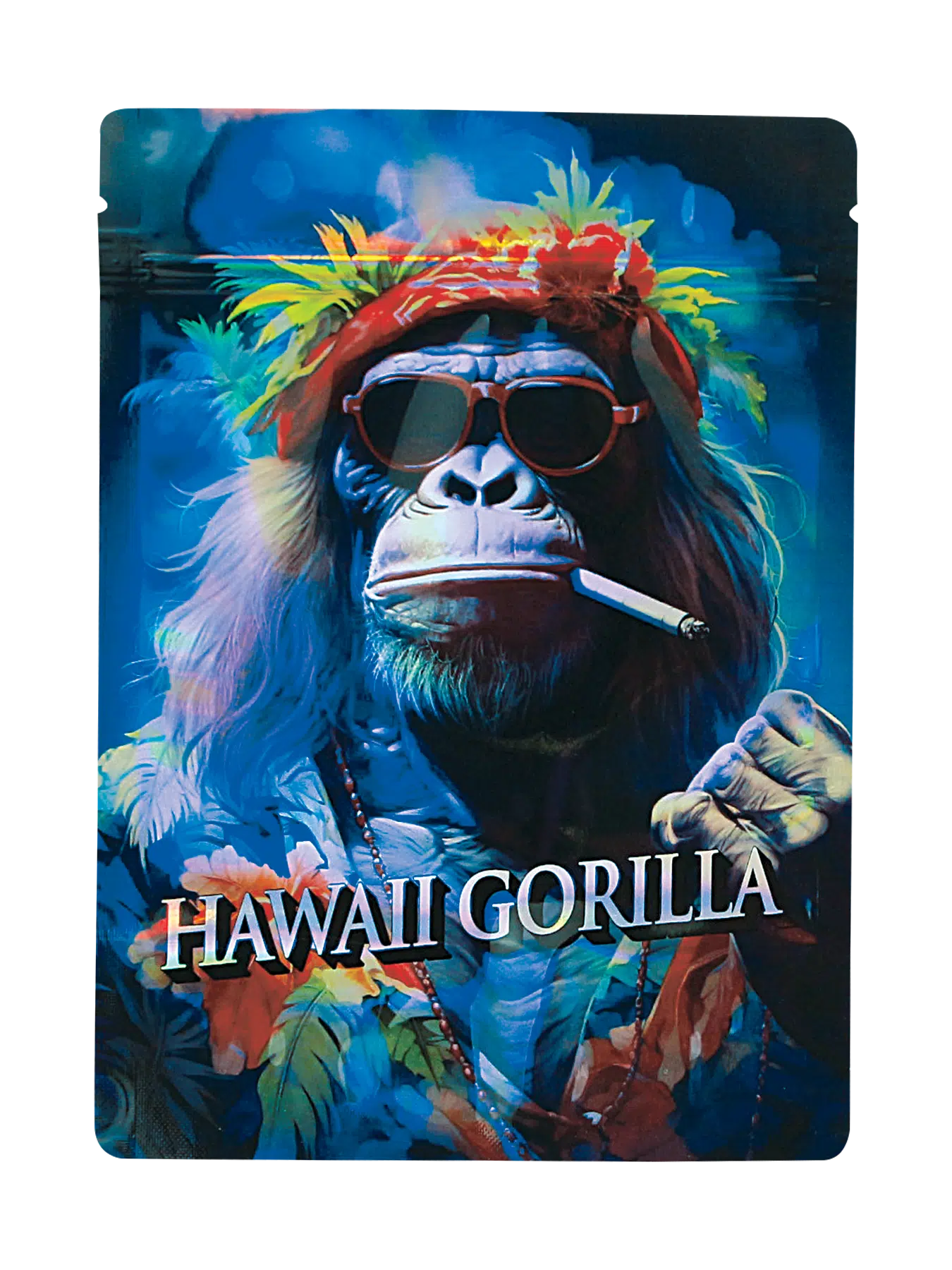 28 Gram Mylar Bag – Premium Smell-Proof Flower Packaging - Hawaii Gorilla (50 Count) MB-28-019 - Image 2
