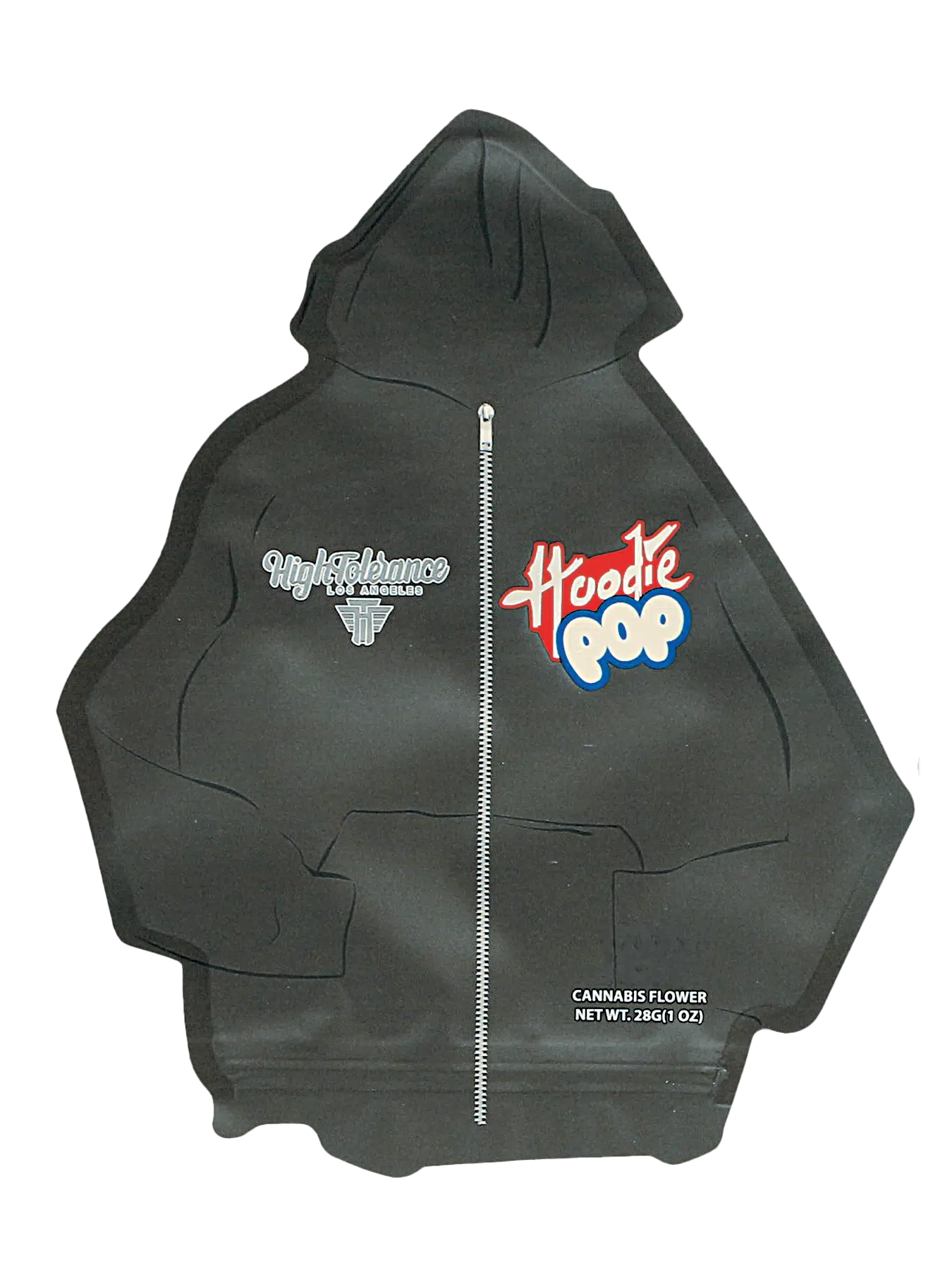 28 Gram Mylar Bag – Premium Smell-Proof Flower Packaging – Hoodie Pop (50 Count) MB-28-020