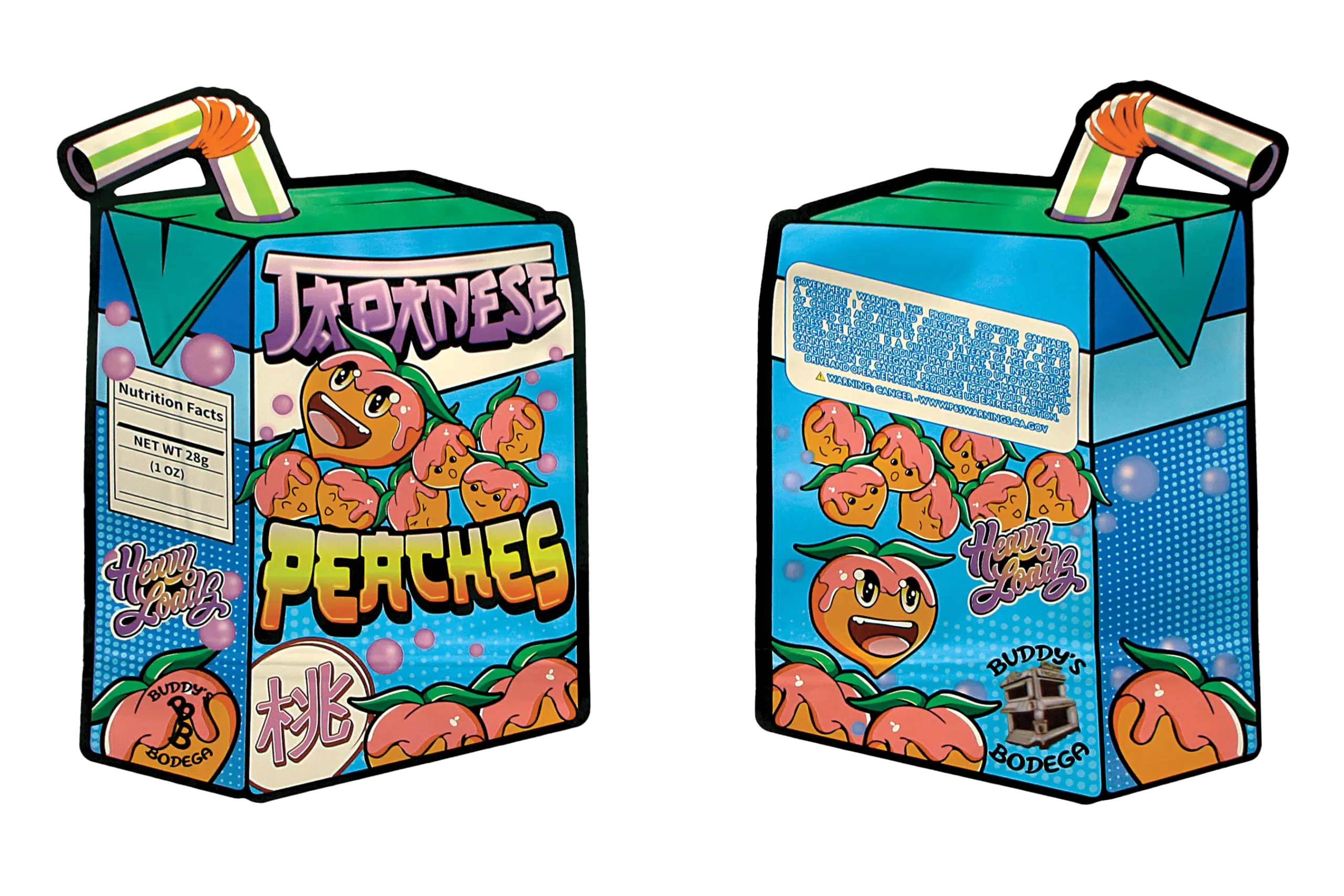 28 Gram Mylar Bag – Premium Smell-Proof Flower Packaging - Japanese Peaches (50 Count) MB-28-023 - Image 3