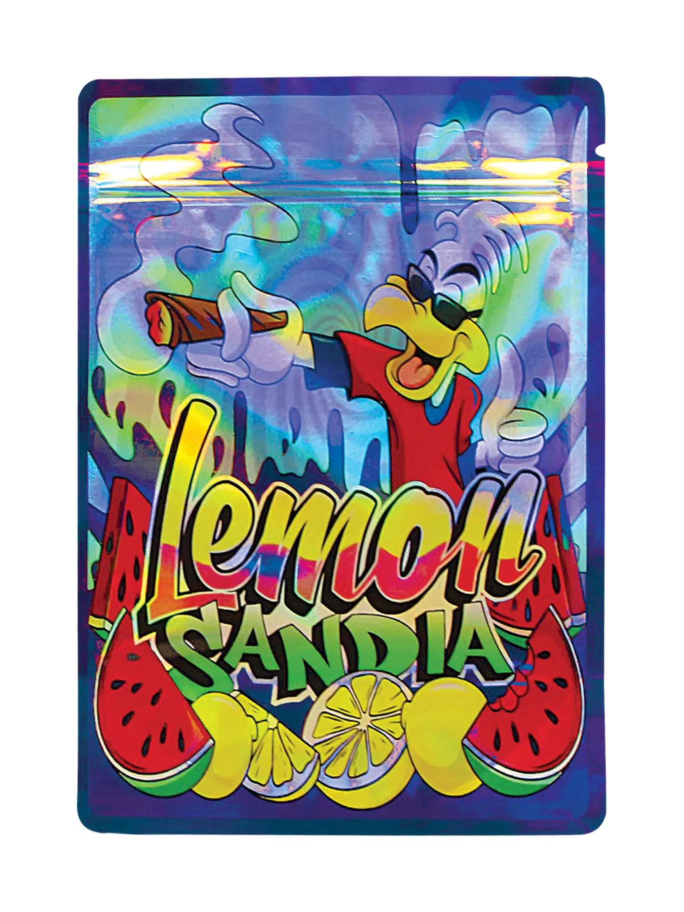 28 Gram Mylar Bag – Premium Smell-Proof Flower Packaging - Lemon Sandia (50 Count) MB-28-028 - Image 2