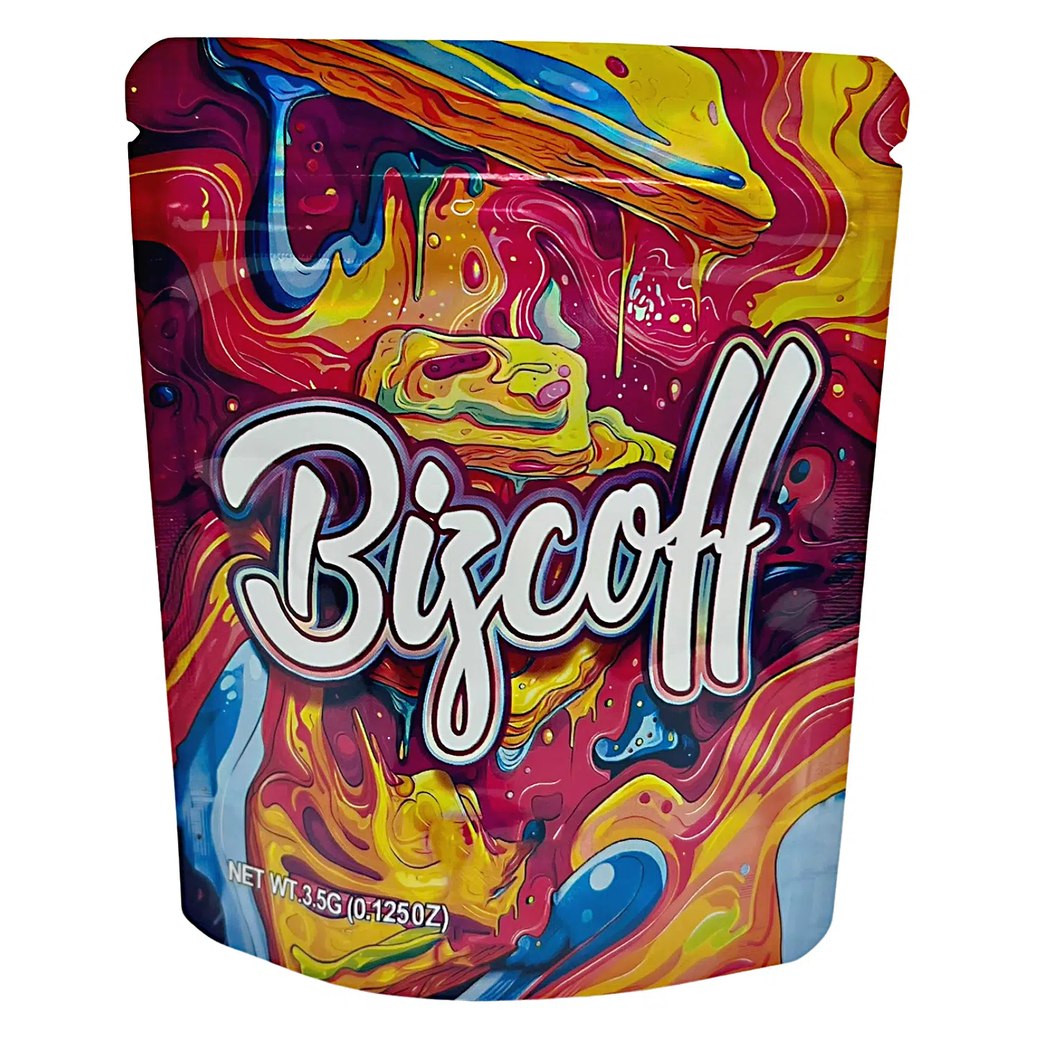 3.5 Gram Mylar Bag – Premium Smell-Proof Flower Packaging – Bizcoff (50 Count) MB-35G-092