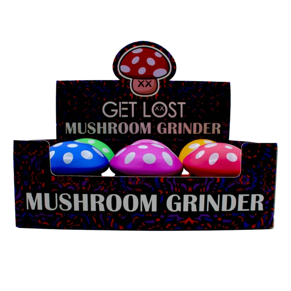 MG-MAT-002 - Get Lost Mushroom Grinder – (6 Count) (Matte)
