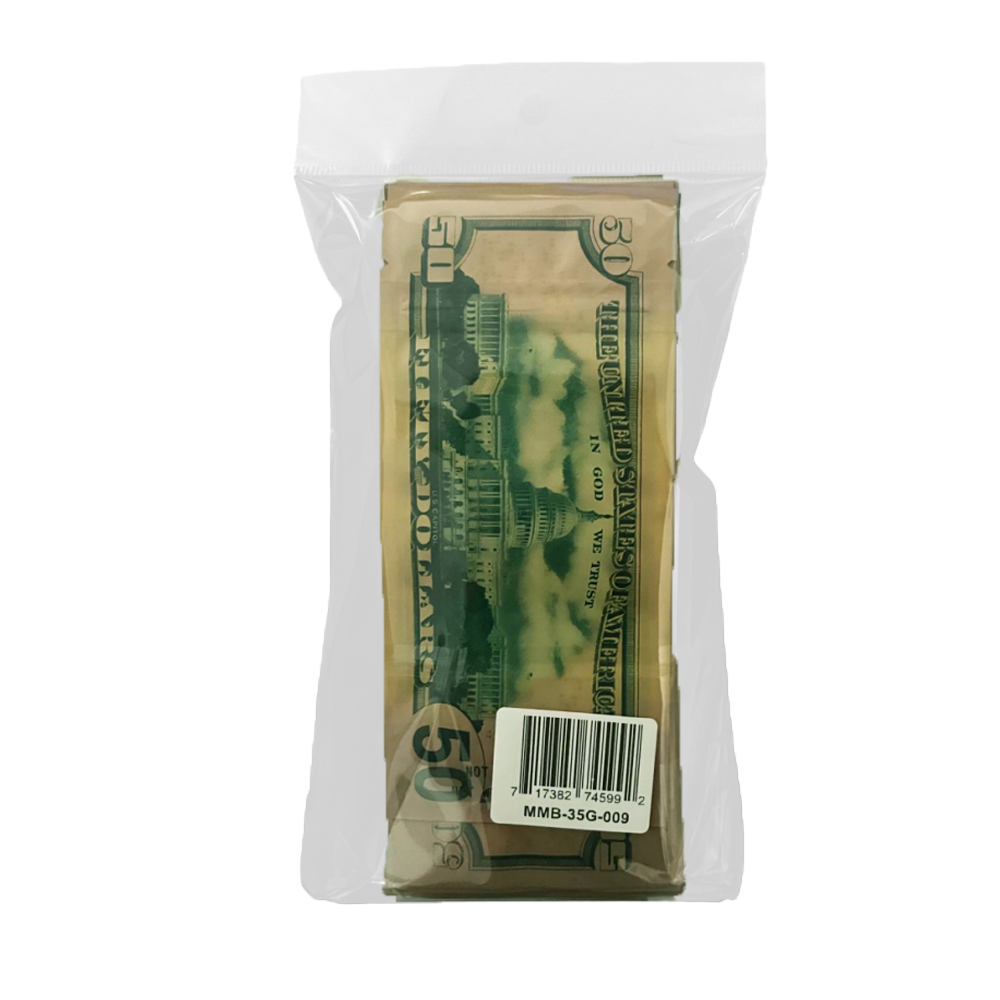 3.5 Gram Money Mylar Bag – Premium Smell-Proof Packaging - Fifty Dollar Bill Who (50 Count) MMB-35G-009 - Image 4