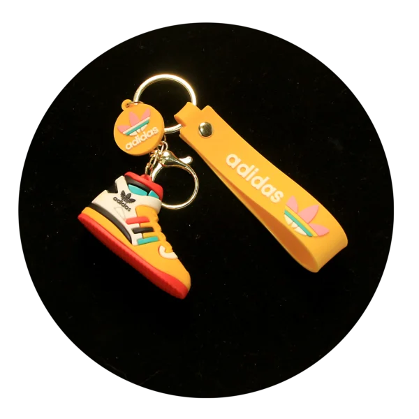 NK-SB-022 - Keychain Silicone Band - Adidas Shoe (Yellow)