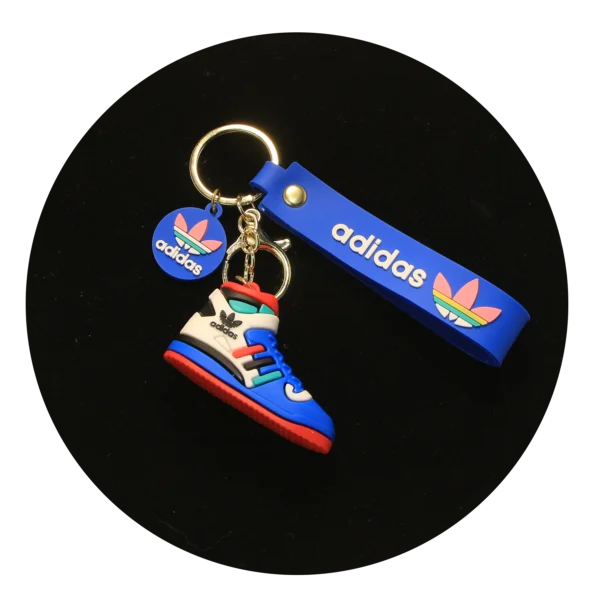 NK-SB-023 - Keychain Silicone Band - Adidas Shoe (Royal Blue)