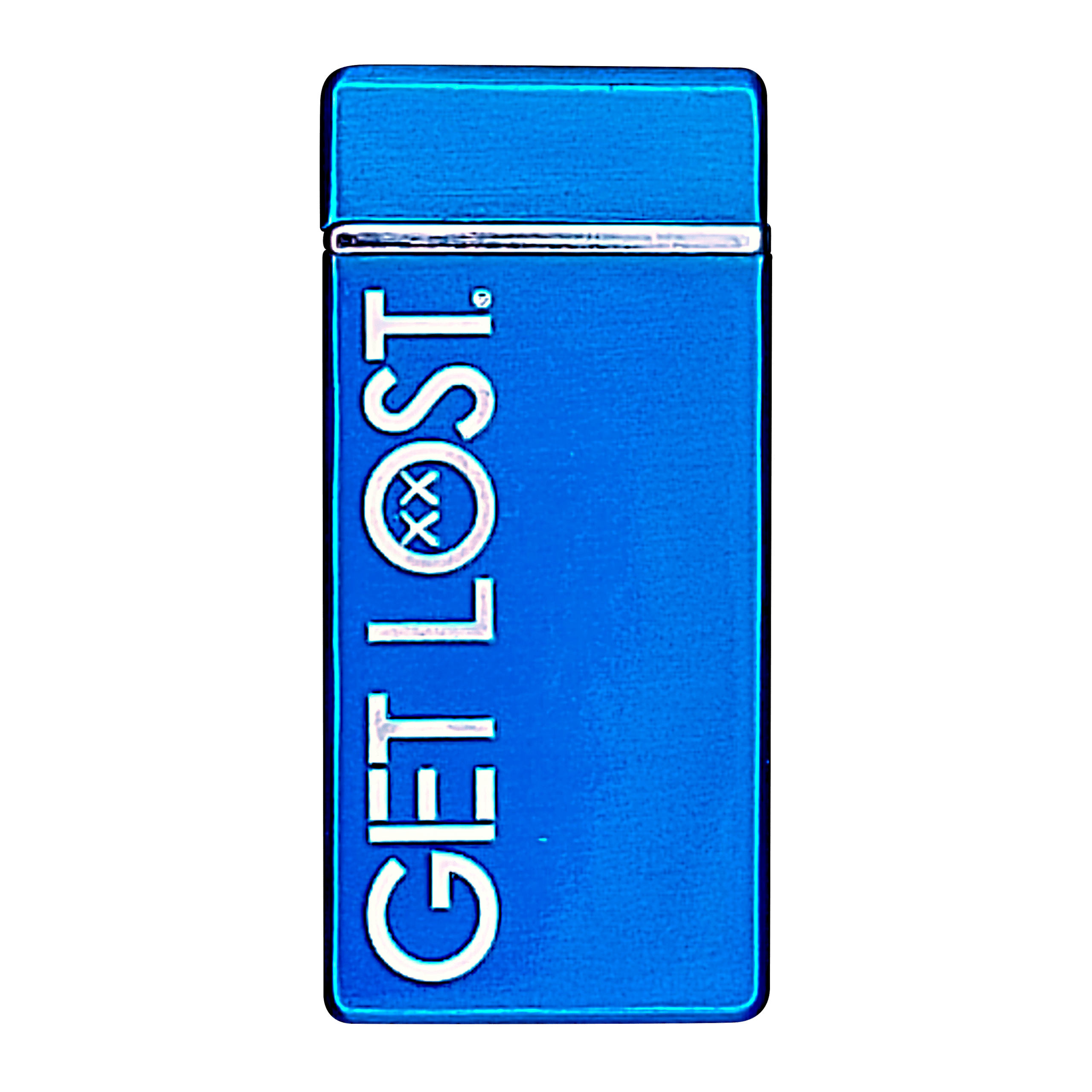 PFL-BLU-001 – Get Lost Premium Plasma Flip Lighter (Blue)