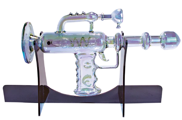 RGG-RBW-001 - Get Lost RayGun Glass Water Pipe (Rainbow) - Image 5