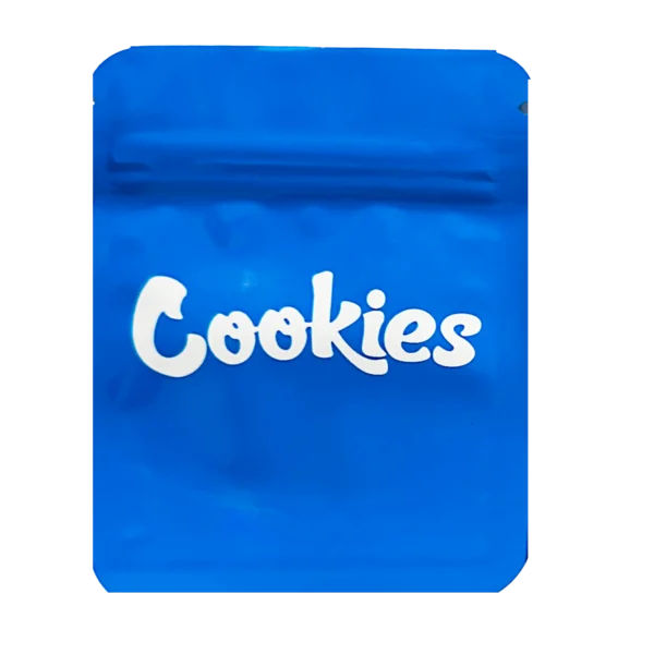 1 Gram Mylar Bag S1G Style – Premium Smell-Proof Flower Packaging - Cookies (100 Count) S1G-029