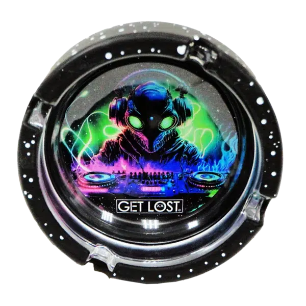 SA-6PK-012 Get Lost Glass Ashtray With Silicone Set 2 (6 Count) - Image 5