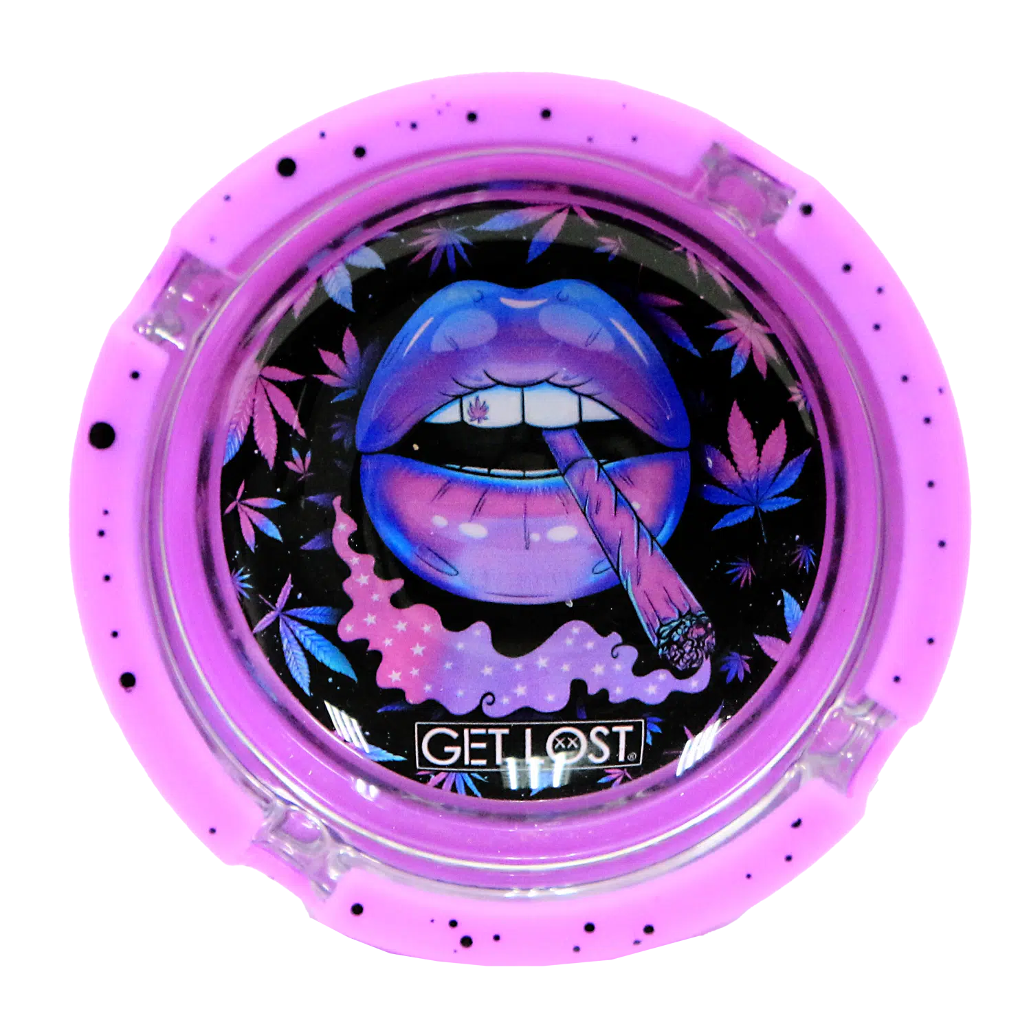 SA-6PK-016 Get Lost Glass Ashtray With Silicone Set6 (6 Count) - Image 10