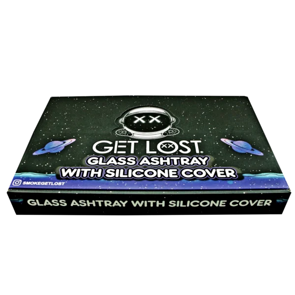SA-6PK-012 Get Lost Glass Ashtray With Silicone Set 2 (6 Count) - Image 4