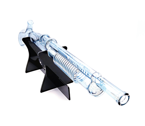 SG-CRBW-003 Get Lost - Shotgun Glass Water Pipe (Clear Rainbow) - Image 5